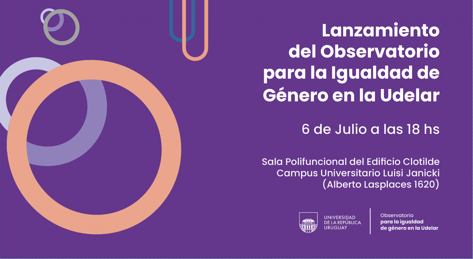 Presentación Del Observatorio Para La Igualdad De Género De La Udelar Extensión Universitaria